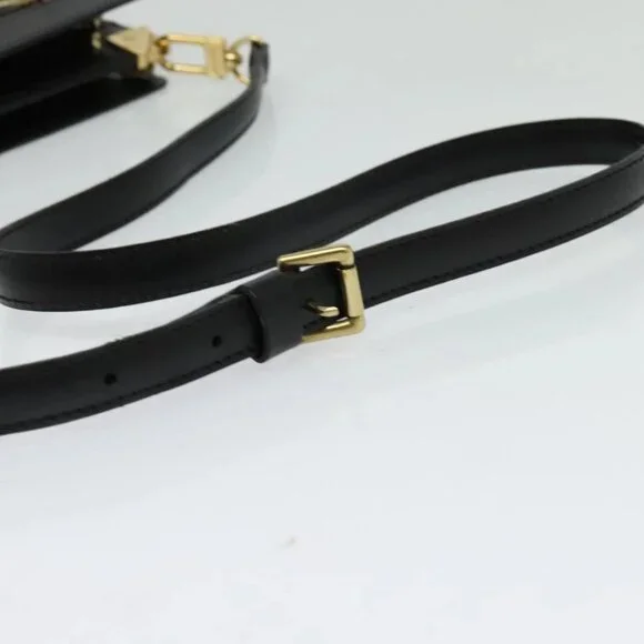 LOUIS VUITTON Epi Angian Shoulder Bag 2way Black
